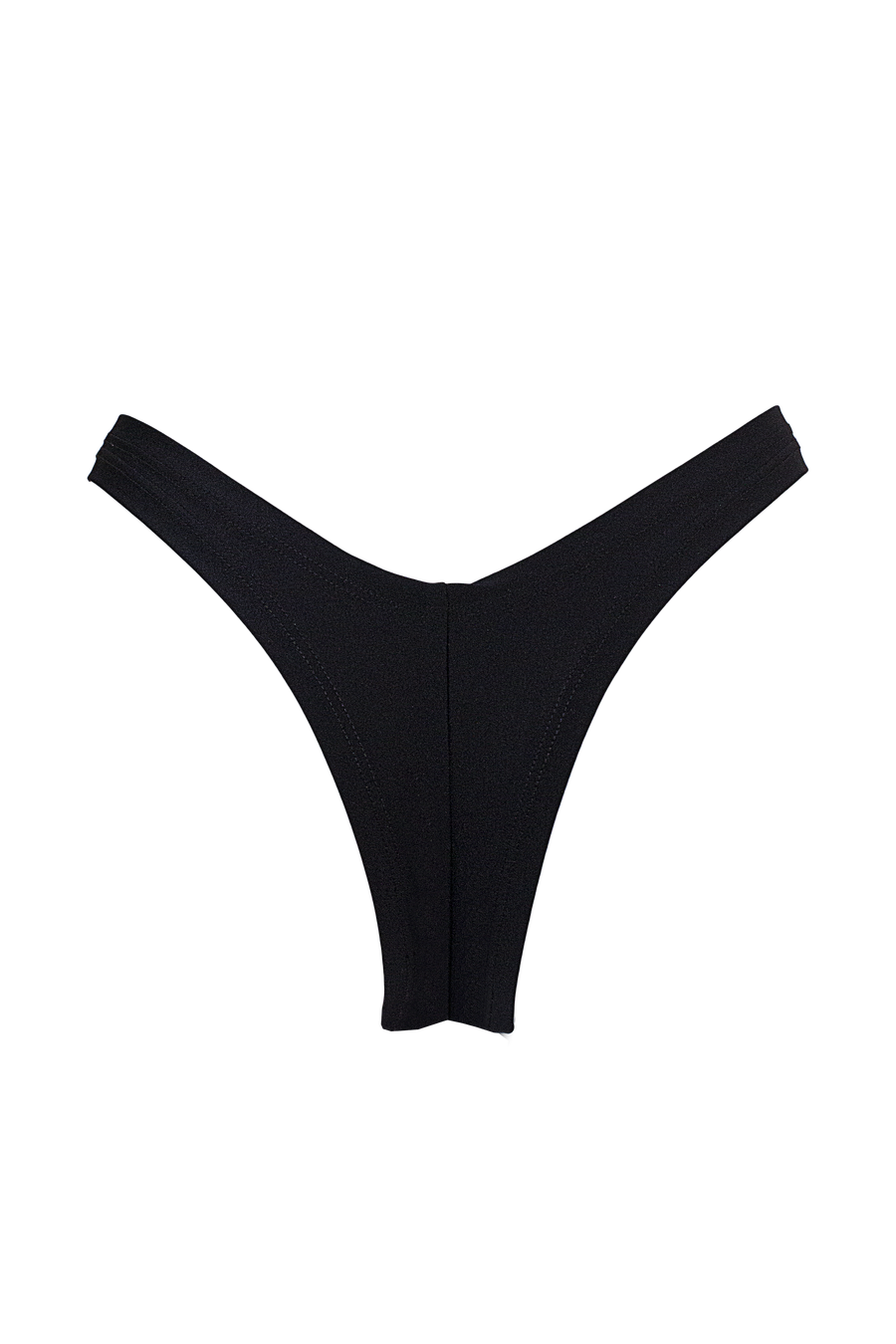 High-Cut Bikini Bottom /LULY POLE BLACK - EXES LINGERIE
