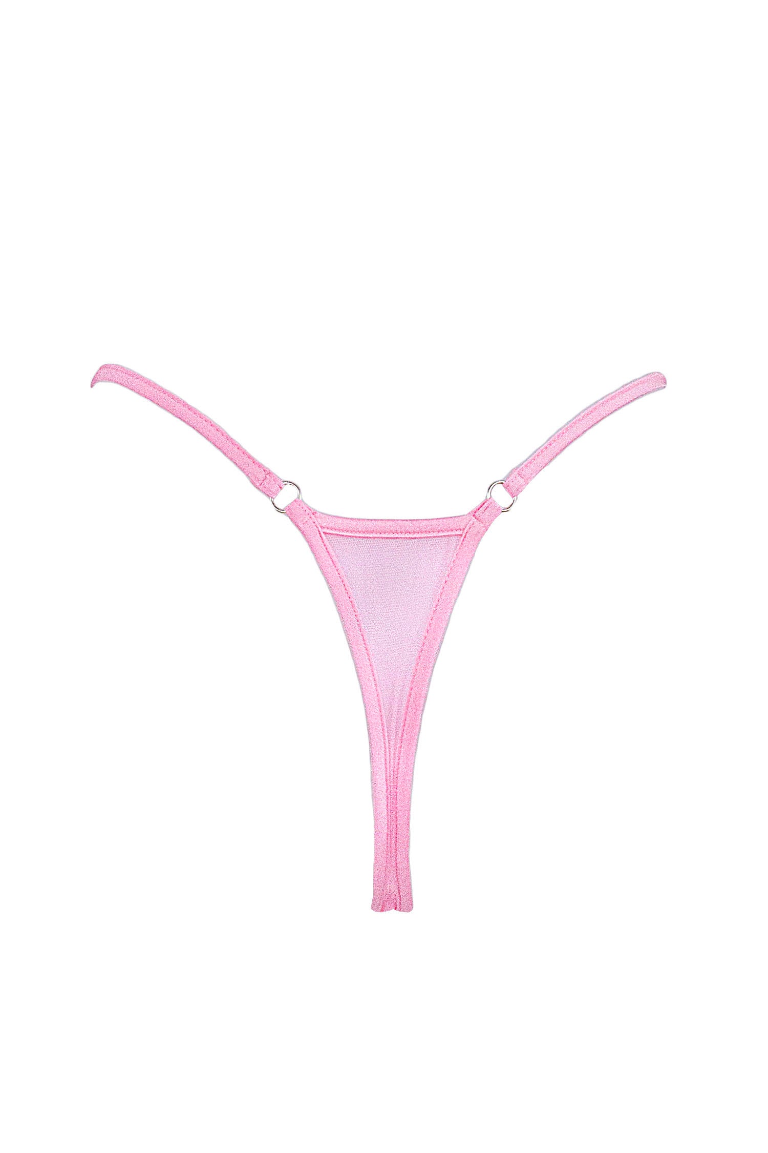 Mini mesh thong  / G- STRING BABY PINK,BOTTOMS - EXES LINGERIE