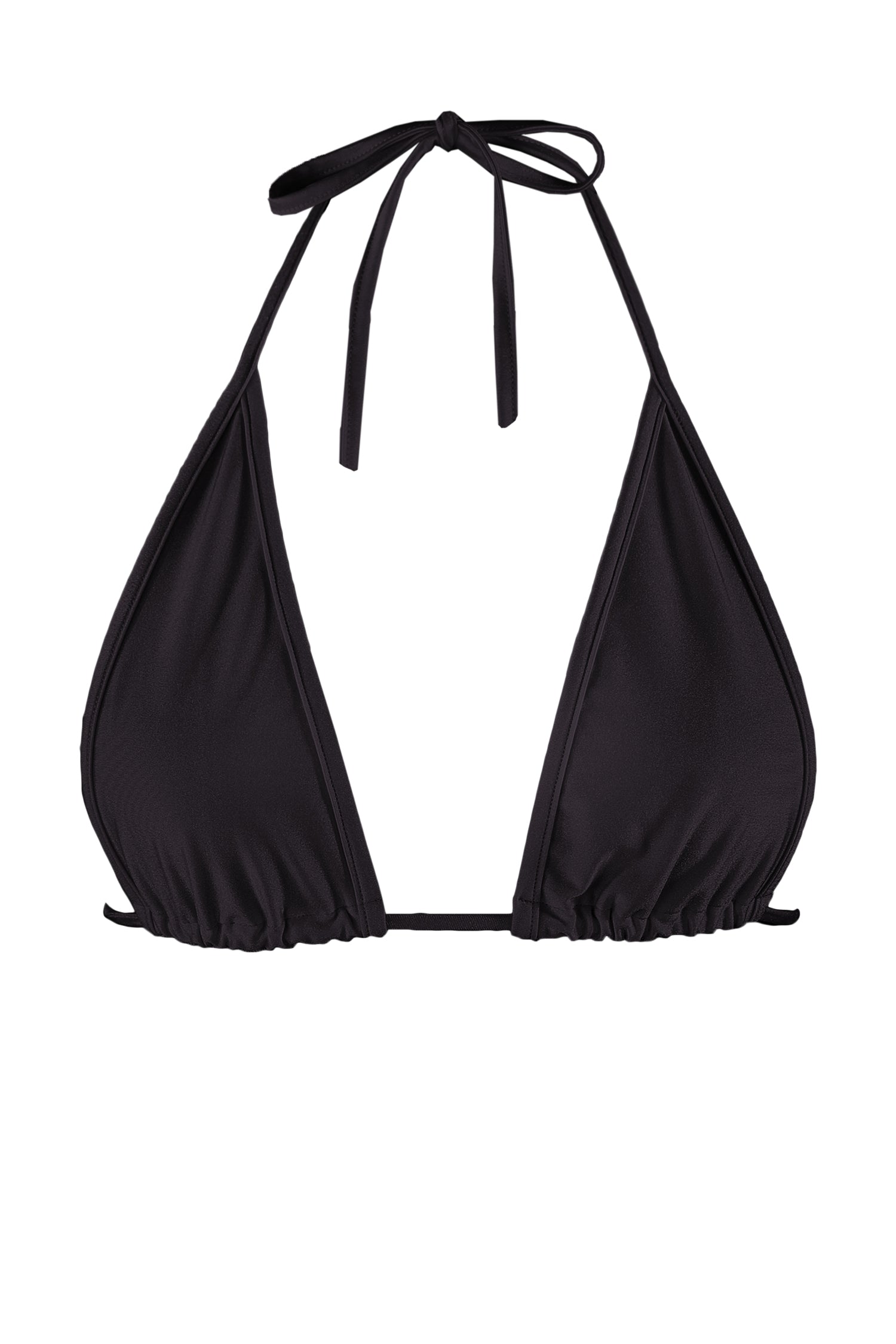 Triangle Bikini Top  / LONG BEACH BLACK,TOPS - EXES LINGERIE