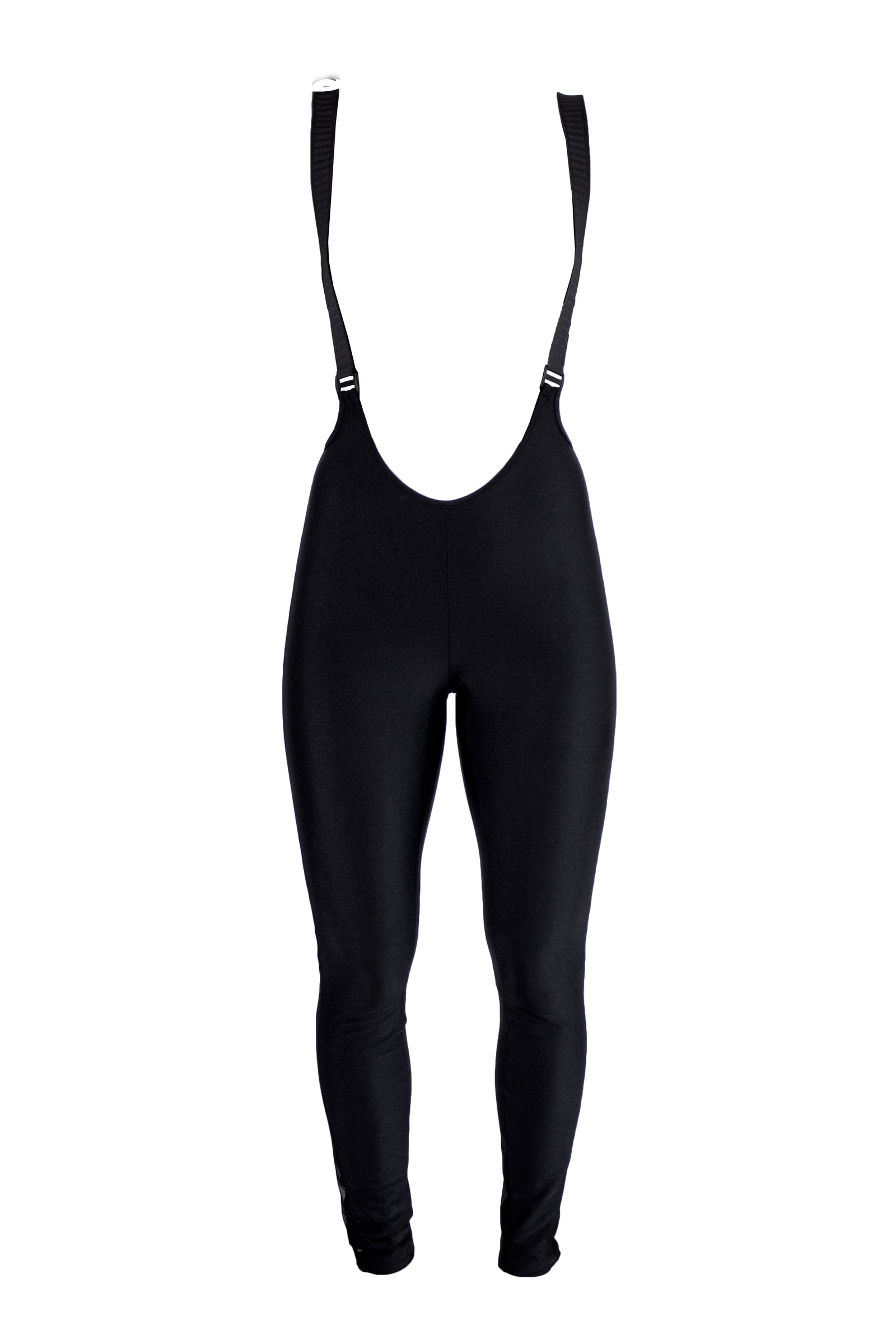 Legging de pole dance taille haute avec jarretelles / Legging taille haute / NOIR