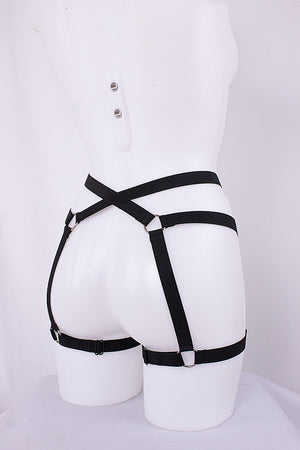 Woman Harness Elastic / PoleDance & Festivals Accessories / Black