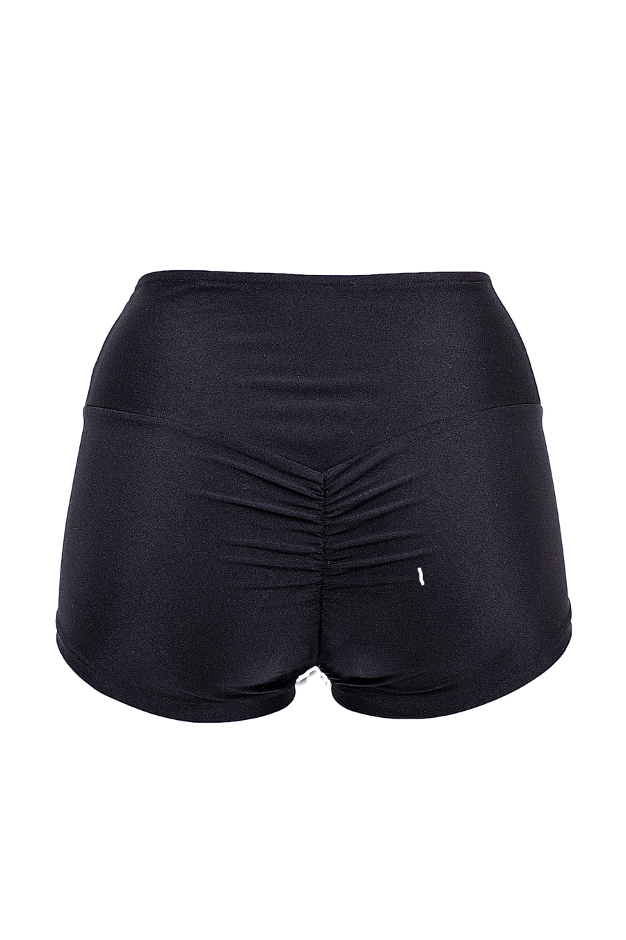 Athletic Shorts Scrunch Butt / SHORT RUCHED BACK / Black - EXES LINGERIE