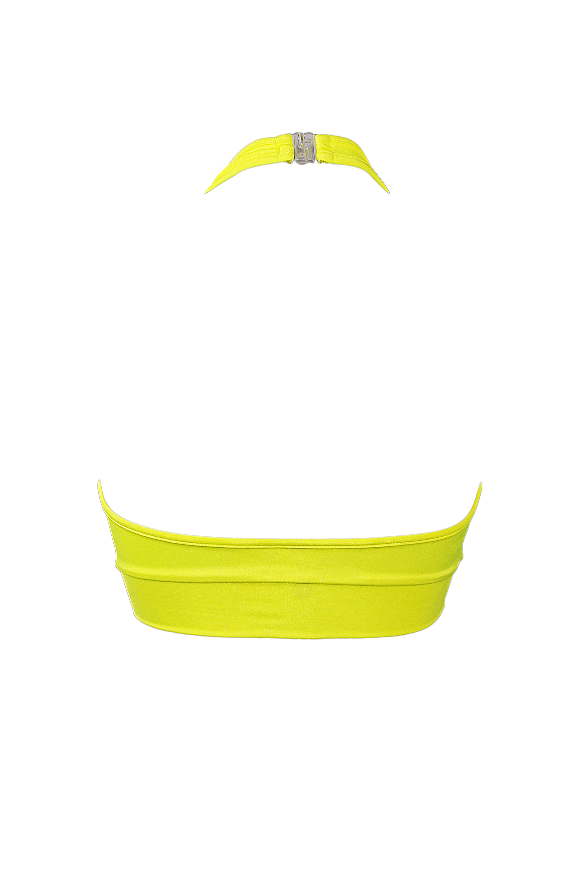 TOP NINA swim and fitness bra / Sexy Cut-out Top / NEON YELLOW - EXES LINGERIE