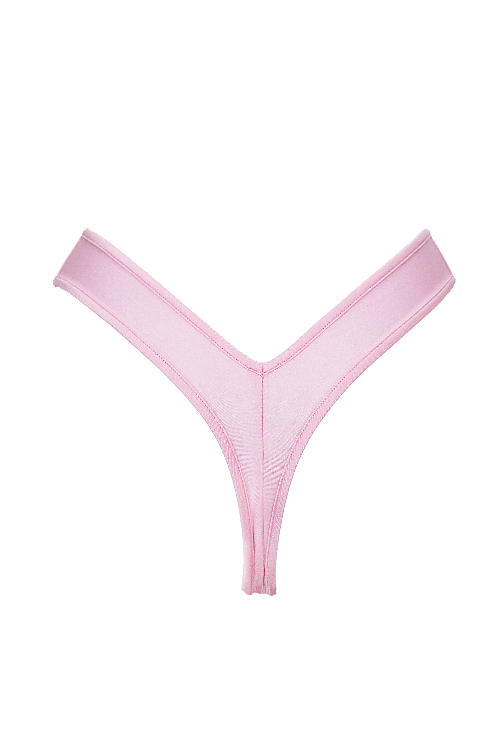 High-Cut Bikini Bottom / LULY BABY PINK - EXES LINGERIE