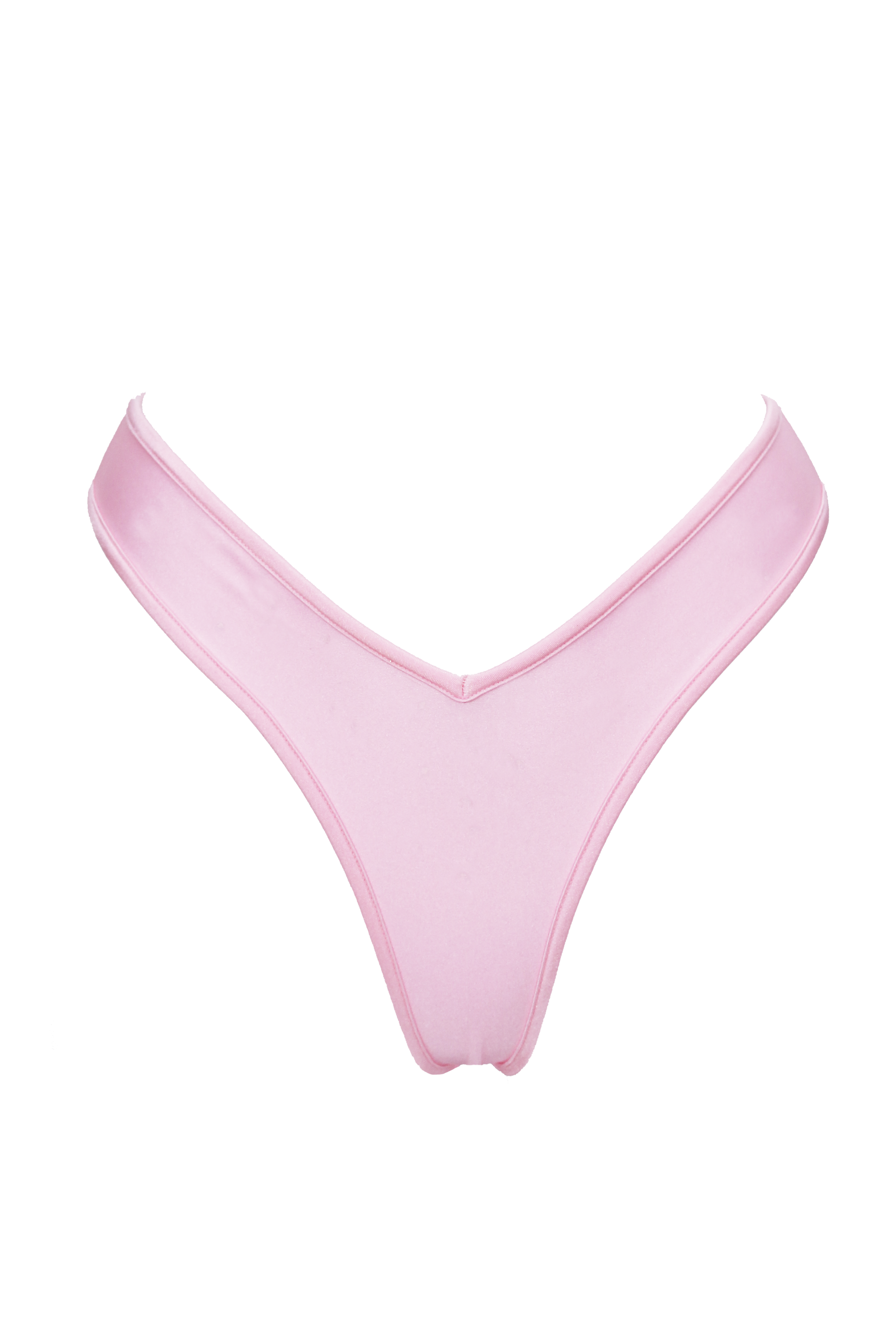 High-Cut Bikini Bottom / LULY BABY PINK - EXES LINGERIE