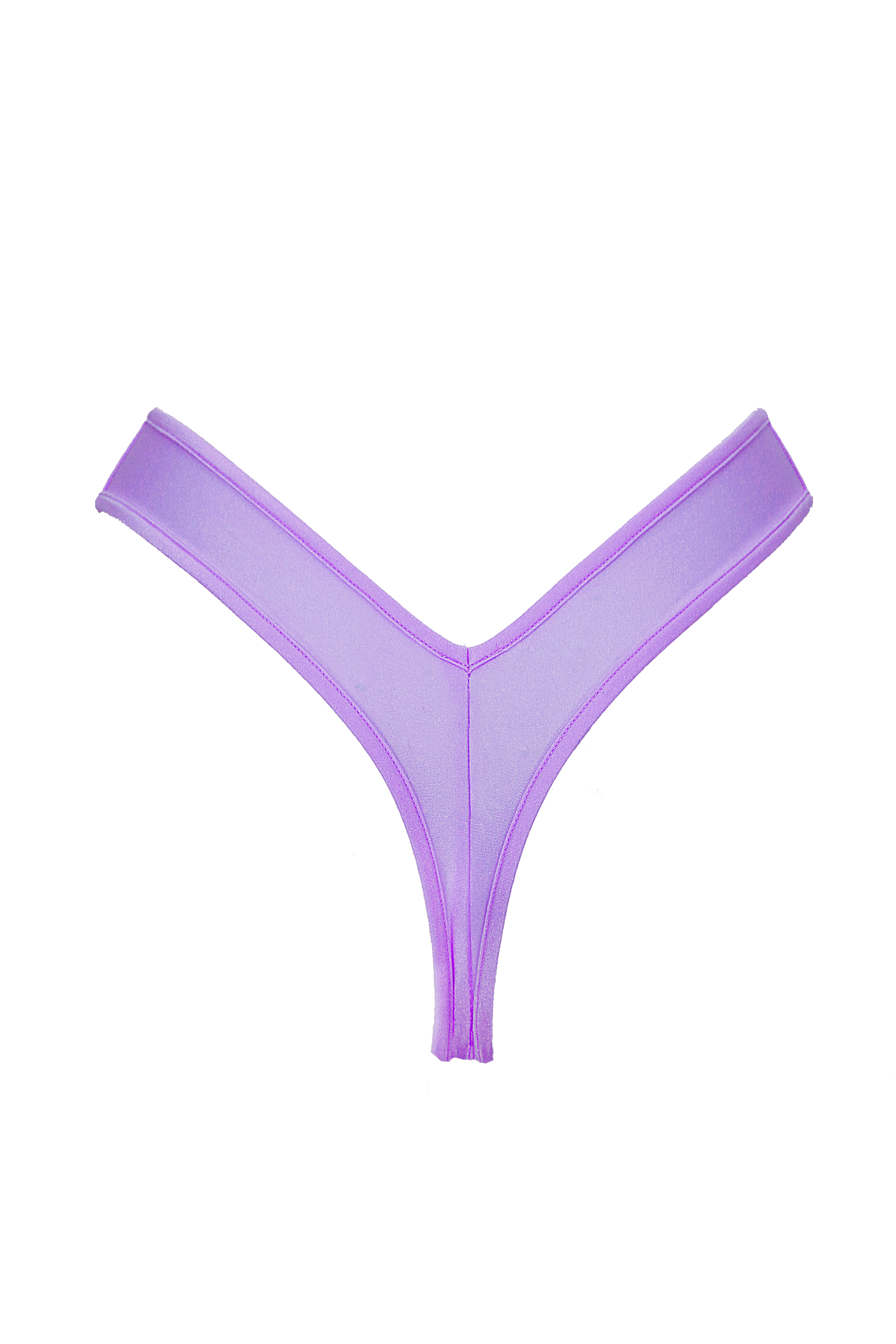 High-Cut Bikini Bottom / LULY LILAC - EXES LINGERIE