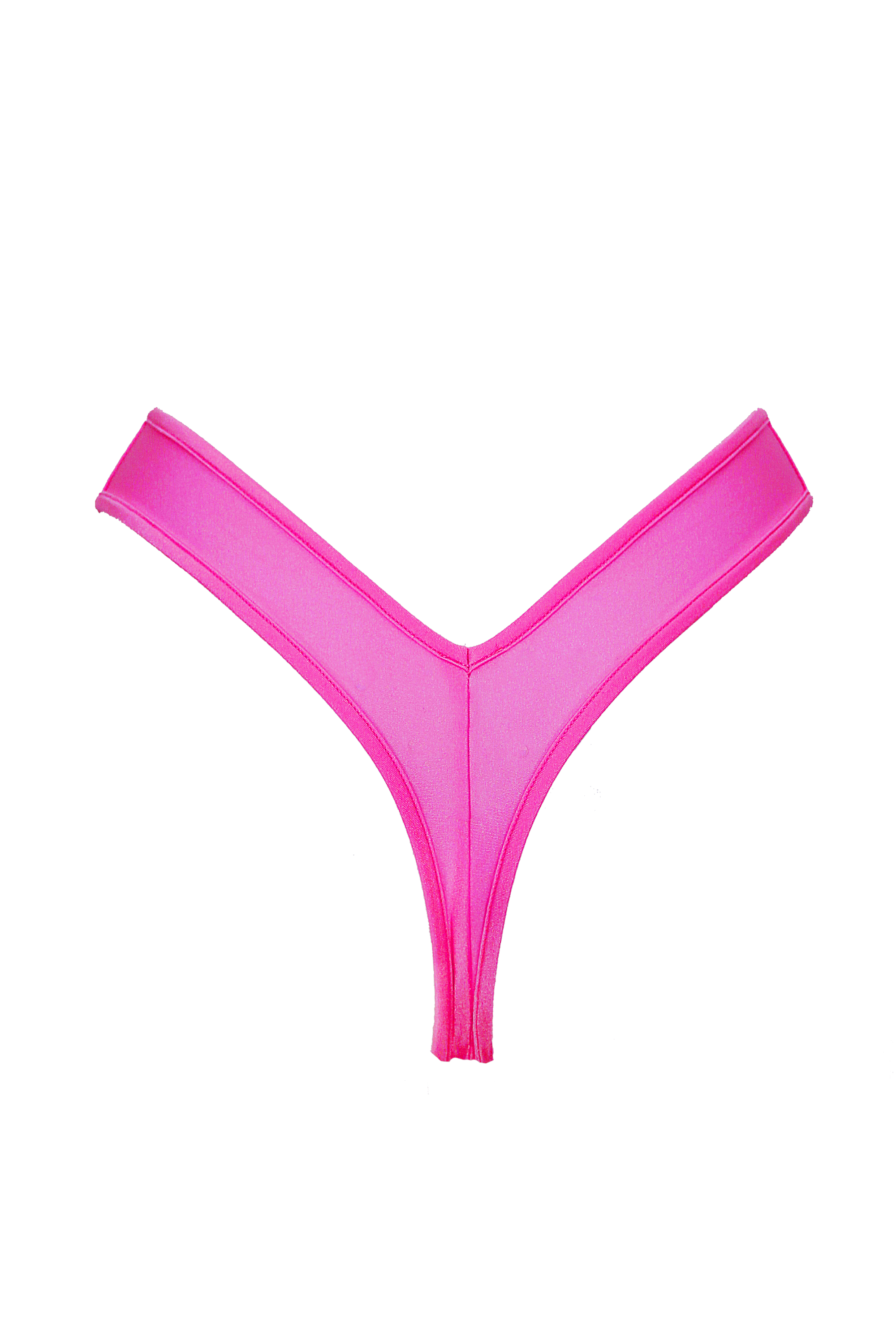 High-Cut Bikini Bottom / LULY NEON PINK - EXES LINGERIE