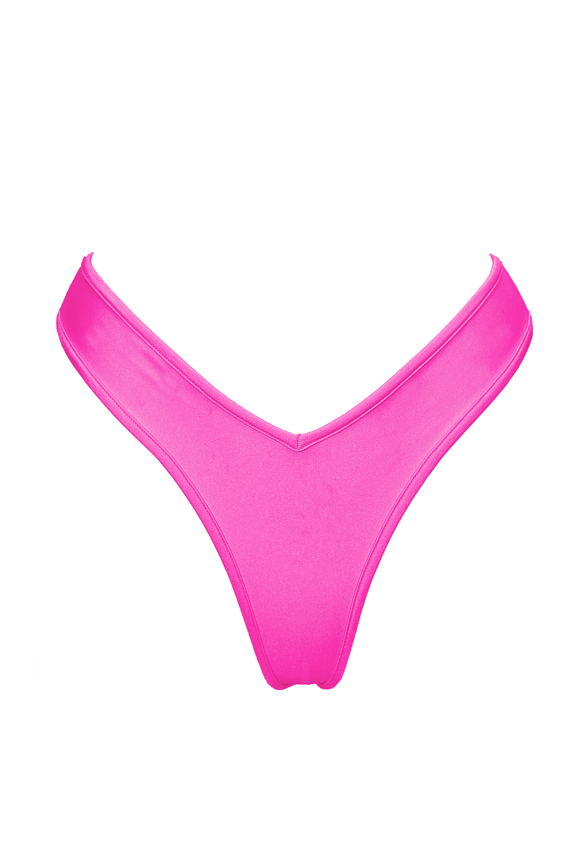 High-Cut Bikini Bottom / LULY NEON PINK - EXES LINGERIE