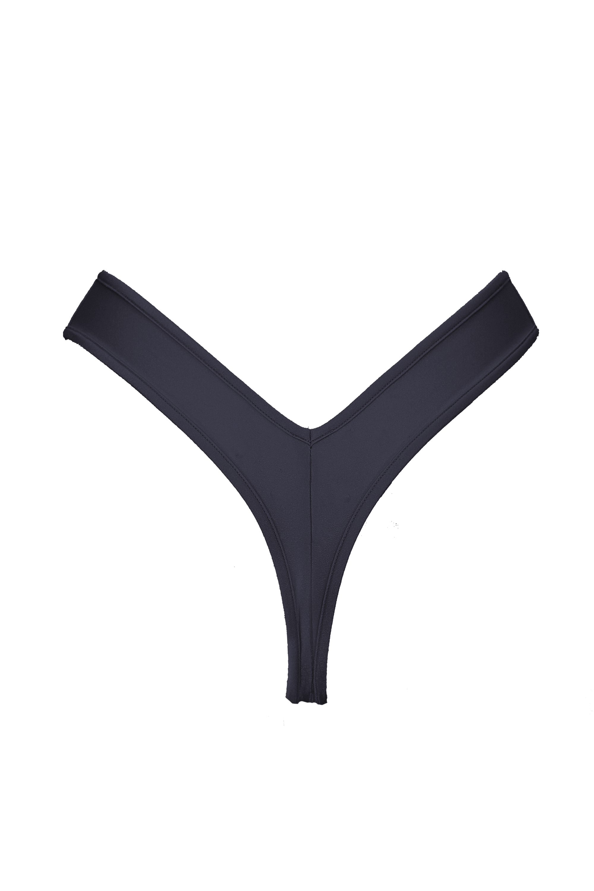 High-Cut Bikini Bottom / LULY BLACK - EXES LINGERIE