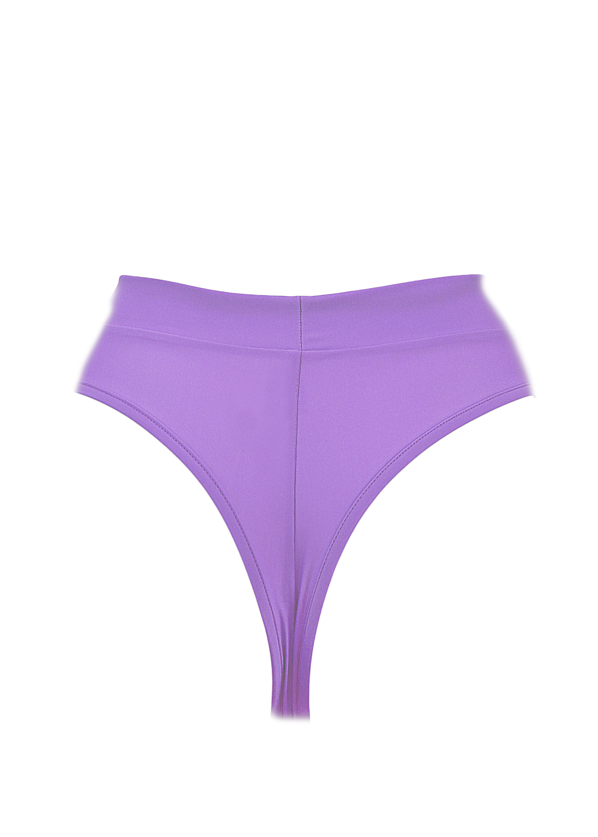 High-Waist Bikini Bottom / BOND LILAC - EXES LINGERIE