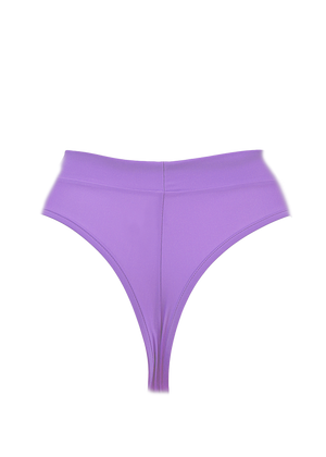 High-Waist Bikini Bottom / BOND LILAC - EXES LINGERIE