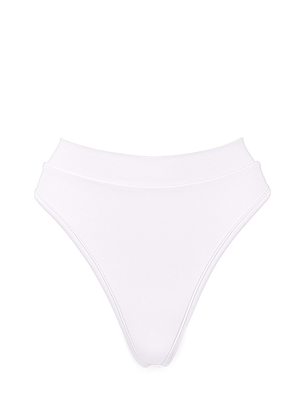 High-Waist Bikini Bottom / BOND WHITE - EXES LINGERIE