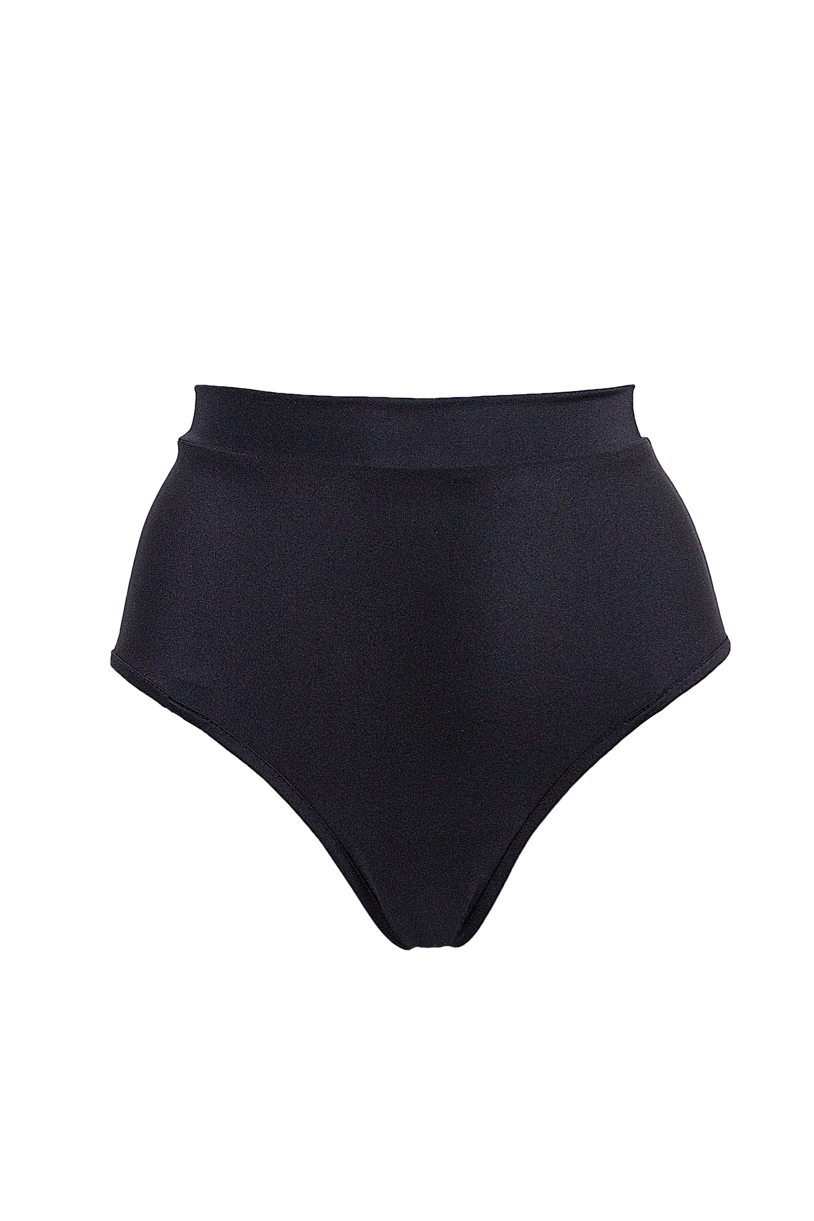 High waisted Polewear Bottom / HW BASIC BLACK - EXES LINGERIE
