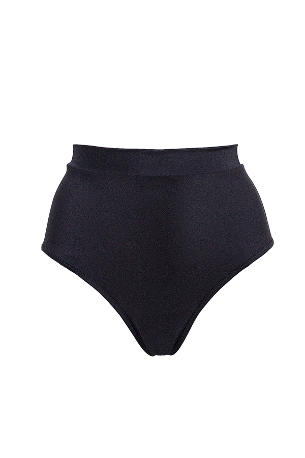 High waisted Polewear Bottom / HW BASIC BLACK - EXES LINGERIE