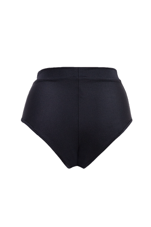 High waisted Polewear Bottom / HW BASIC BLACK - EXES LINGERIE