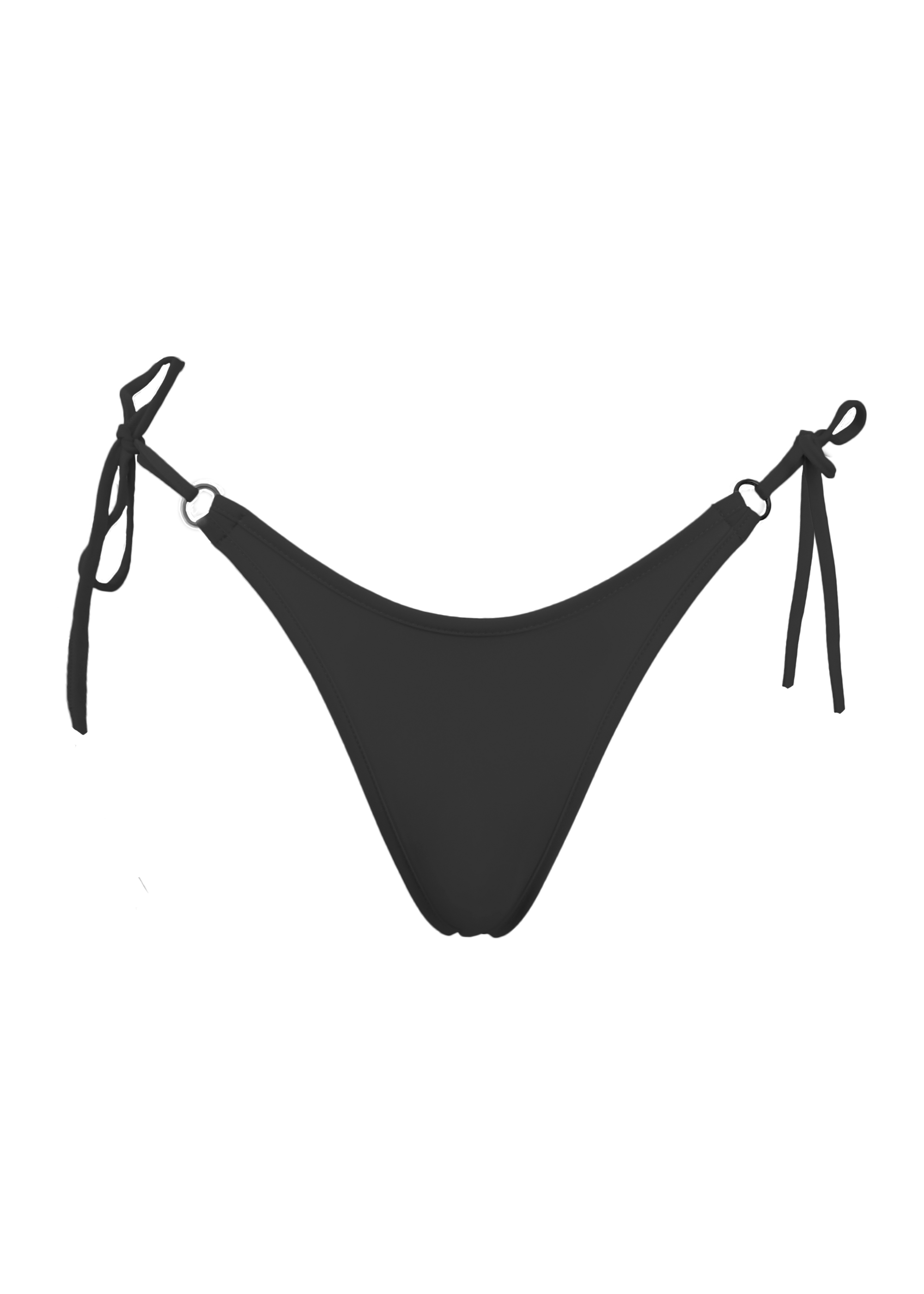 Sexy Swimwear Scrunch Back  Bikini Bottom / RINGO SWIM BLACK - EXES LINGERIE