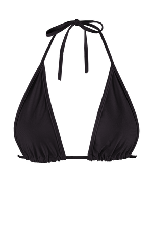 Triangle Bikini Top Swimsuit / LONG BEACH TOP SWIM BLACK - EXES LINGERIE