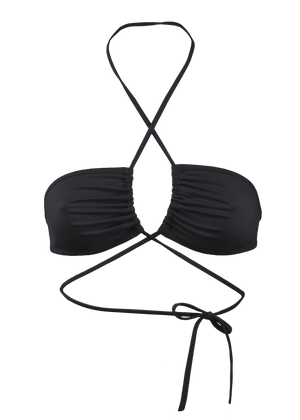 Sexy Multi way Bikini Top/ VERSA SWIM BLACK - EXES LINGERIE