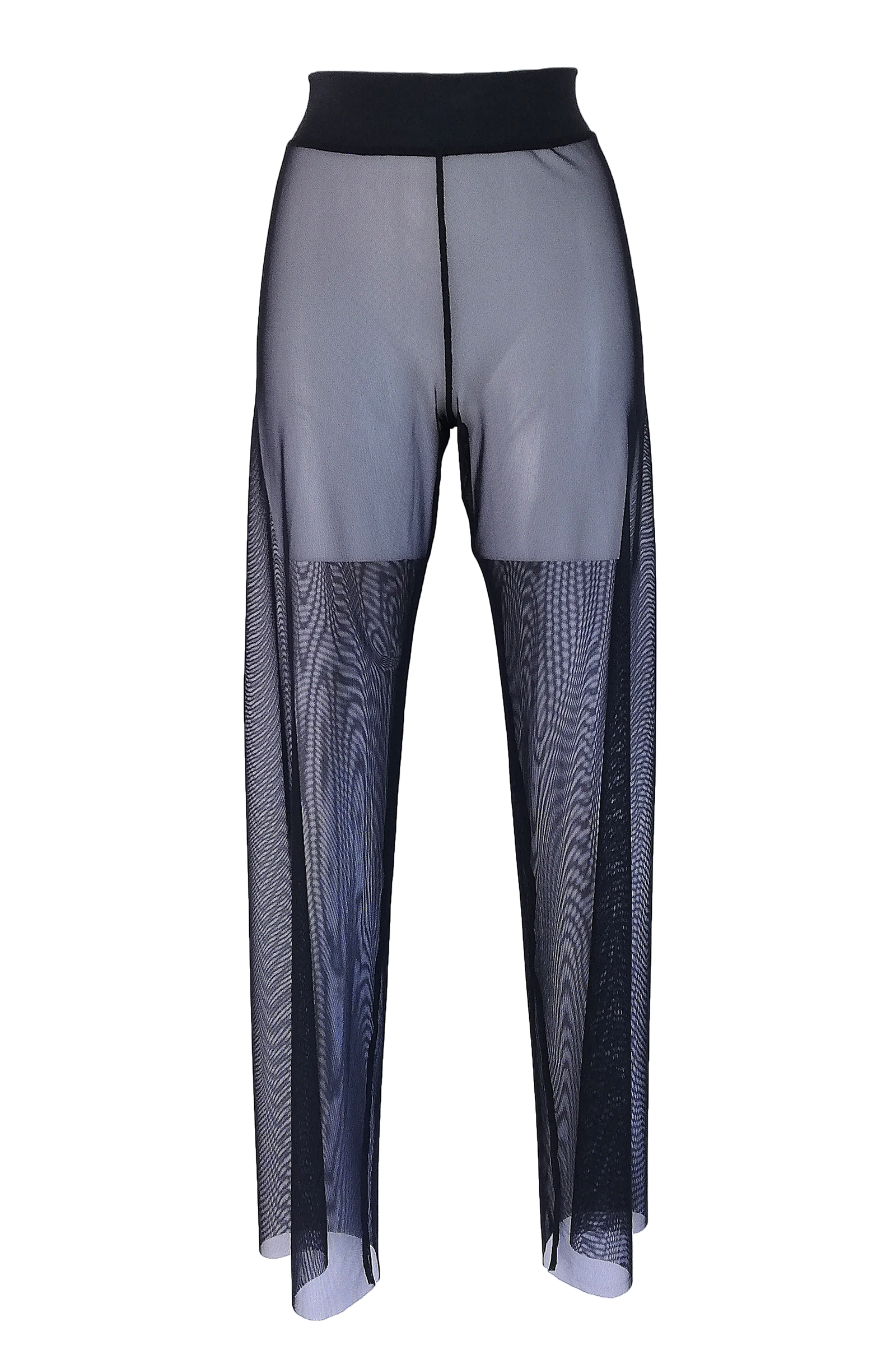 Swimsuit Cover-up High Waist Loungewear Black Pant/ BB PANT SWIM BLACK - EXES LINGERIE